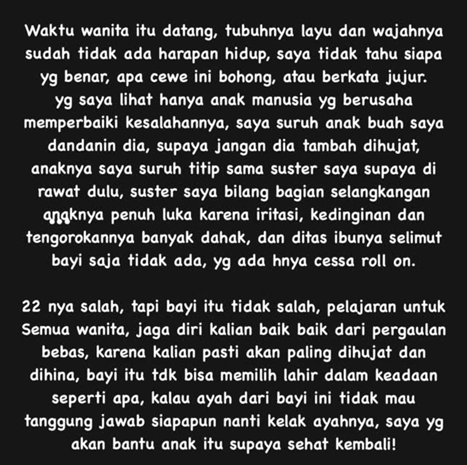 Denny Sumargo Ungkap Kondisi Miris Diduga Anak DJ Panda dan SC [Instagram]